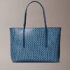 Saco de compras pequeno com logótipo em todo o tecido e bolsa Saco de compras pequeno com logótipo em todo o tecido e bolsa