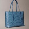 Saco de compras pequeno com logótipo em todo o tecido e bolsa Saco de compras pequeno com logótipo em todo o tecido e bolsa