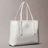 Saco de compras pequeno com logótipo em todo o tecido e bolsa Saco de compras pequeno com logótipo em todo o tecido e bolsa