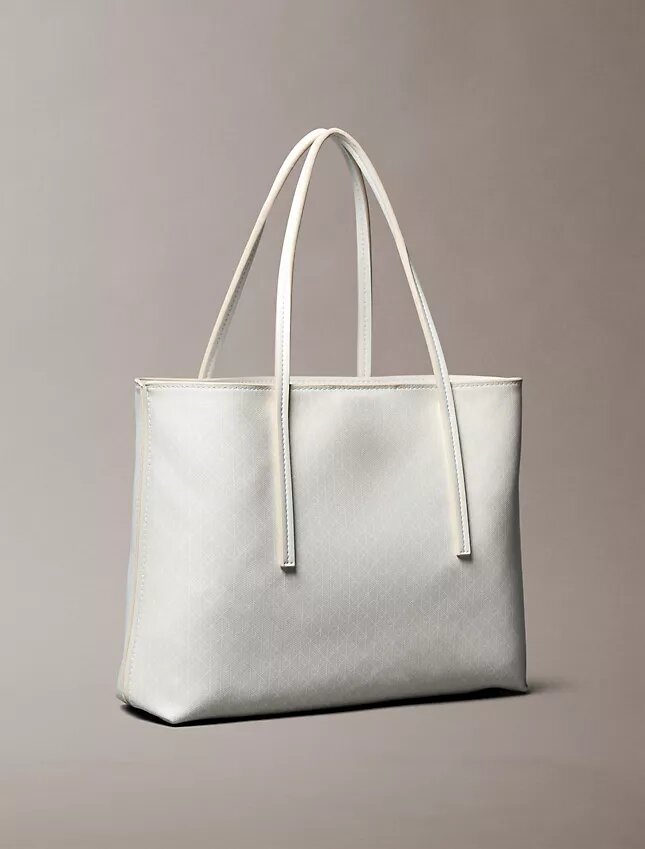Saco de compras pequeno com logótipo em todo o tecido e bolsa Saco de compras pequeno com logótipo em todo o tecido e bolsa