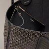 Saco de compras pequeno com logótipo em todo o tecido e bolsa Saco de compras pequeno com logótipo em todo o tecido e bolsa