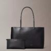 Saco Tote com logótipo perfurado Saco Tote com logótipo perfurado