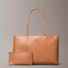 Saco Tote com logótipo perfurado Saco Tote com logótipo perfurado
