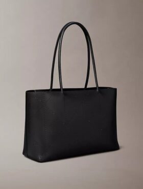 Saco Tote com logótipo perfurado Saco Tote com logótipo perfurado