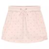 Saia-calções com monograma integral para meninas Saia-calções com monograma integral para meninas