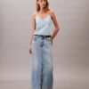 Saia Maxi em Denim