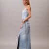 Saia Maxi em Denim