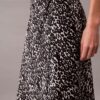 Saia midi em cetim estampado Saia midi em cetim estampado