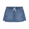 Saias-calças de Denim com cordão para meninas Saias-calças de Denim com cordão para meninas