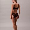 Sutiã de cobertura total unlined em renda elástica sensual Sutiã de cobertura total unlined em renda elástica sensual
