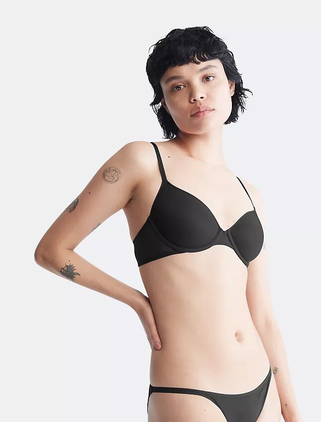 Sutiã demi em Sheer Marquisette transparente com forro leve Sutiã demi em Sheer Marquisette transparente com forro leve