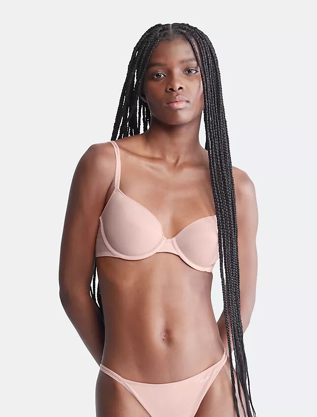 Sutiã demi em Sheer Marquisette transparente com forro leve Sutiã demi em Sheer Marquisette transparente com forro leve