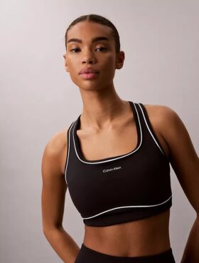 Sutiã desportivo de baixo impacto com debrum Icon Sport