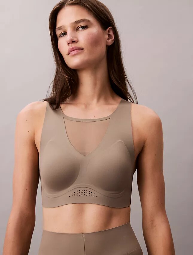 Sutiã desportivo de malha com suporte médio Invisibles Sutiã desportivo de malha com suporte médio Invisibles