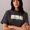 T-shirt Boxy com Estampado Fotográfico de Nova Iorque T-shirt Boxy com Estampado Fotográfico de Nova Iorque