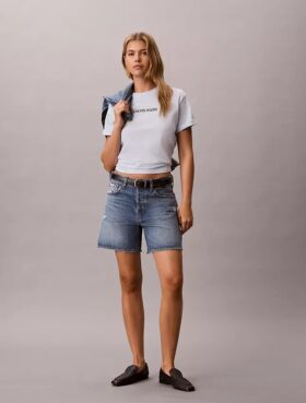 T-shirt Boxy com logótipo Calvin Klein