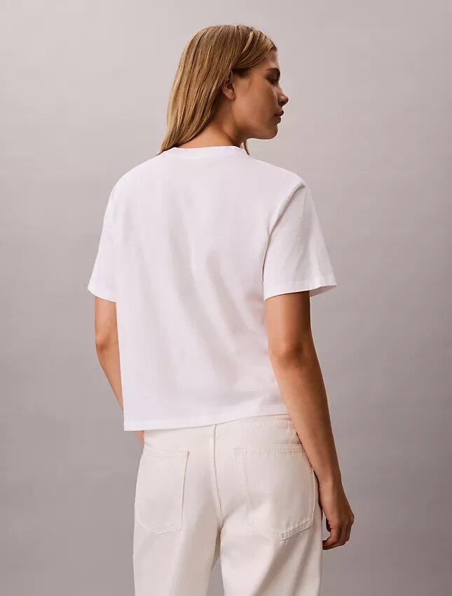 T-shirt Boxy com logótipo Calvin Klein T-shirt Boxy com logótipo Calvin Klein