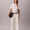 T-shirt Boxy com logótipo Calvin Klein T-shirt Boxy com logótipo Calvin Klein