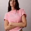 T-shirt Boxy com logótipo em arco