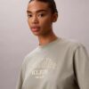 T-shirt Boxy com logótipo em arco T-shirt Boxy com logótipo em arco