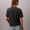 T-shirt Boxy com logótipo em script