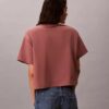 T-shirt Boxy com logótipo em tipo de letra gráfico T-shirt Boxy com logótipo em tipo de letra gráfico