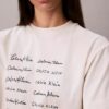 T-shirt Boxy com logótipo em tipo de letra gráfico T-shirt Boxy com logótipo em tipo de letra gráfico