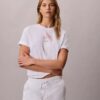 T-shirt Boxy com logótipo floral T-shirt Boxy com logótipo floral