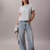 T-shirt Boxy com logótipo floral T-shirt Boxy com logótipo floral