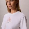 T-shirt Boxy com logótipo floral T-shirt Boxy com logótipo floral