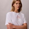 T-shirt Boxy com logótipo floral T-shirt Boxy com logótipo floral
