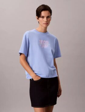 T-shirt Boxy com logótipo gráfico de 1968
