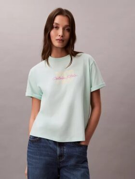T-shirt Boxy com logótipo gráfico de 1968
