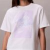 T-shirt Boxy com logótipo gráfico em letra desbotada T-shirt Boxy com logótipo gráfico em letra desbotada