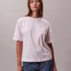 T-shirt Boxy com Monogram em toda a superfície T-shirt Boxy com Monogram em toda a superfície
