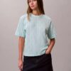 T-shirt Boxy com Monogram em toda a superfície T-shirt Boxy com Monogram em toda a superfície