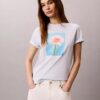 T-shirt clássica com grafismo Daisy
