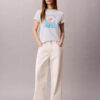 T-shirt clássica com grafismo Daisy