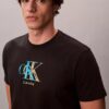 T-shirt clássica com grafismo de Monogram duplo T-shirt clássica com grafismo de Monogram duplo