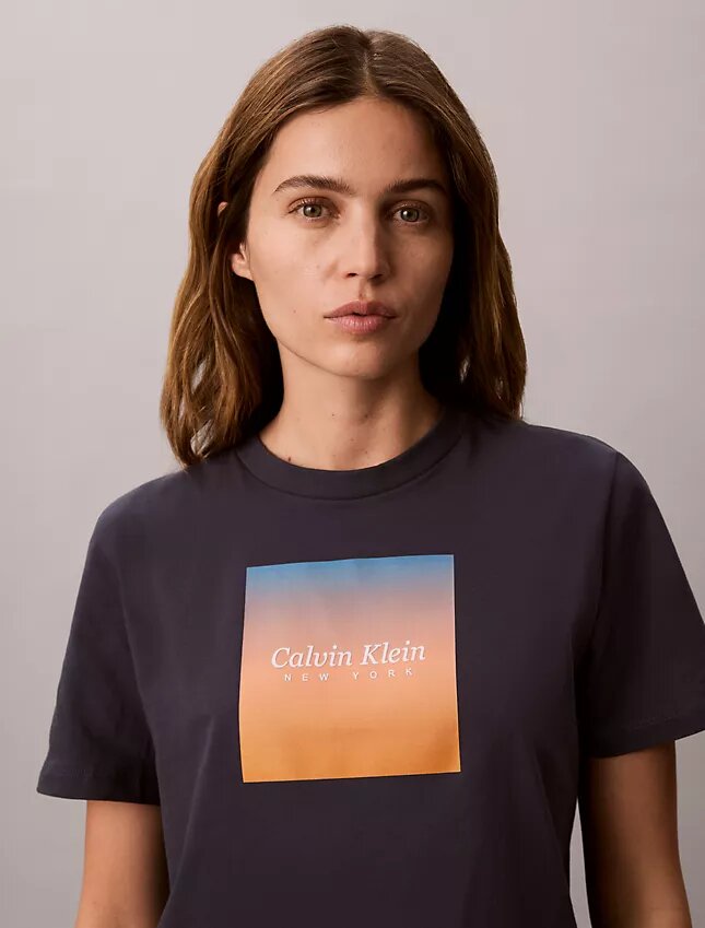 T-shirt clássica com grafismo Sunset T-shirt clássica com grafismo Sunset