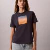 T-shirt clássica com grafismo Sunset T-shirt clássica com grafismo Sunset