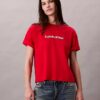 T-shirt clássica com logótipo bordado T-shirt clássica com logótipo bordado