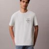 T-shirt clássica com logótipo circular T-shirt clássica com logótipo circular