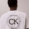 T-shirt clássica com logótipo circular T-shirt clássica com logótipo circular