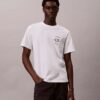T-shirt clássica com logótipo circular T-shirt clássica com logótipo circular
