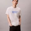 T-shirt clássica com logótipo desbotado T-shirt clássica com logótipo desbotado