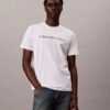 T-shirt clássica com logótipo em folha metálica