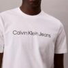 T-shirt clássica com logótipo em folha metálica
