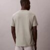 T-shirt clássica com logótipo em folha metálica