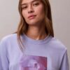 T-shirt clássica com logótipo floral T-shirt clássica com logótipo floral
